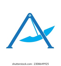 swing icon vector illustration symbol design