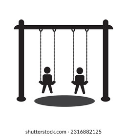 swing icon vector illustration symbol design
