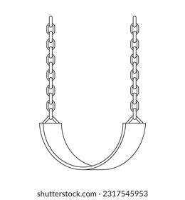 swing icon vector illustration symbol design