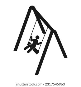 swing icon vector illustration symbol design