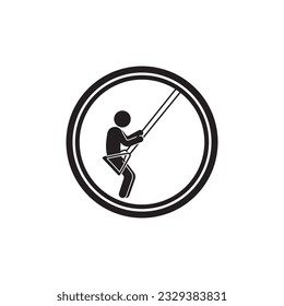 swing icon vector illustration symbol design