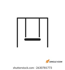 swing icon vector illustration. swing symbol isolated on white background