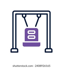 swing icon. vector mixed icon for your website, mobile, presentation, and logo design.