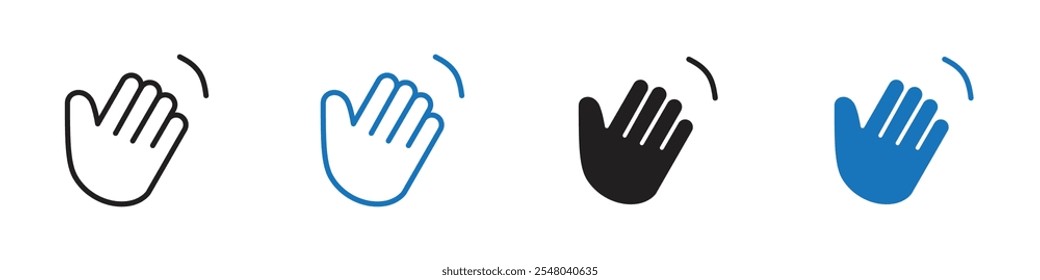 Swing icon Vector set outline
