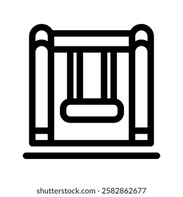 Swing Icon Vector Symbol Design Illustration