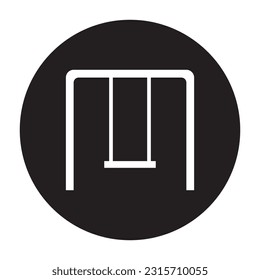 swing icon vector template illustration logo design