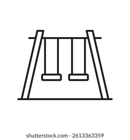 swing icon with white background vector stock illustration