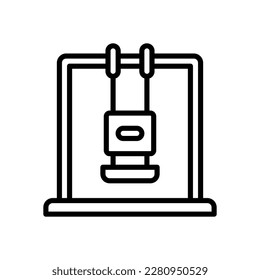 icono de oscilación para tu diseño de sitio web, logotipo, aplicación, interfaz de usuario.
