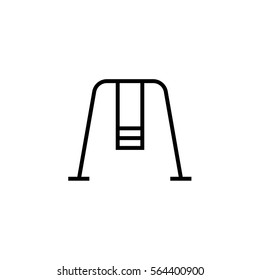 swing line vector icon