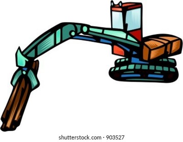 Swing Machine.Vector illustration