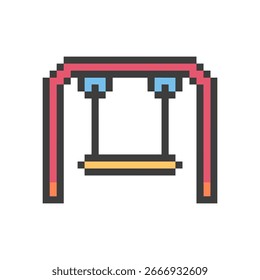swing playground park pixel art