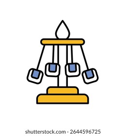 Swing Ride Icon vector stock illustration