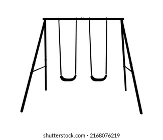 4,552 Playground silhouette swings Images, Stock Photos & Vectors ...