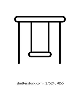 Swing, toy icon. Simple line, outline vector elements of kindergarten icons for ui and ux, website or mobile application