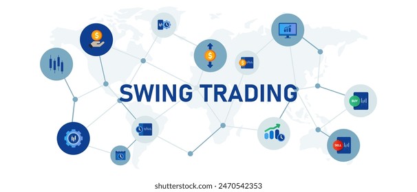 swing trading strategy trade market chart profit growth economic financial income