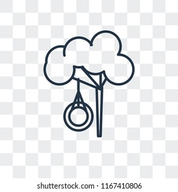 Swing vector icon isolated on transparent background, Swing logo concept