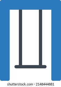 swing Vector illustration on a transparent background. Premium quality symbols. Glyphs  vector icon for concept and graphic design.