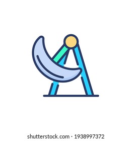 Swinging Boat icon in vector. Logotype