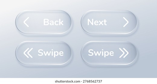 Swipe up arrow button with glass effect. Modern UI icon for social media stories, apps, and websites. Transparent glassmorphism design with minimal style. - Powered by Shutterstock - Get 15% off with code: PIKWIZARD15