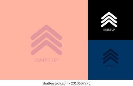 Swipe Up Arrow Collection: Colorful Interactive Graphics Pack