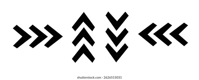 Swipe up arrow icon.Up direction arrow. Swipe Up Icon Set Isolated on Background. Swipe Up Set Stories Button Vector Design.