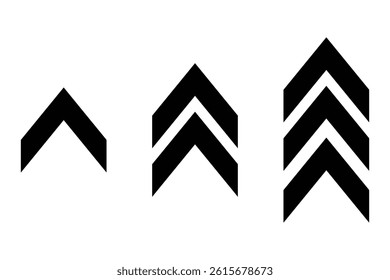 Swipe up arrow icon. flat style swipe up arrow on white background.