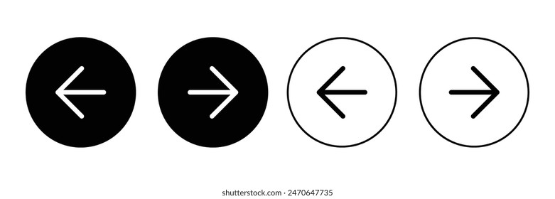 Swipe up arrow icon set. Up  Down and left right Arrows sign on white background. 