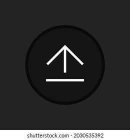 Swipe Up Arrow. Minimalistic UI for Social Media. Vector illustration