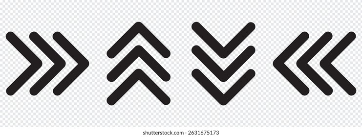 Swipe up arrow vector icon. Social media story drag button sign action graphic design app ui shape swipe up.