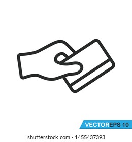 swipe card, atrm  vector design illustration card business concept
