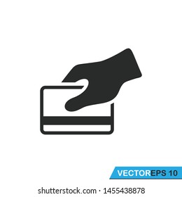 swipe card, atrm  vector design illustration card business concept