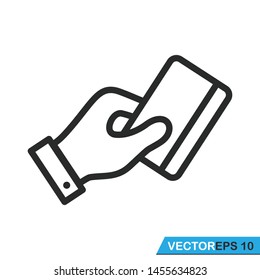 swipe card, atrm  vector design illustration card business concept