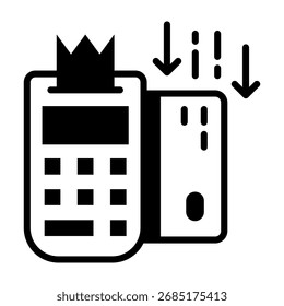 Ilustração de vetor misto do ícone do cartão de deslizamento