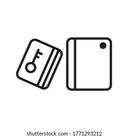 Swipe Card Reader With Keypad solid icon, security access and electronic lock, vector graphics a glyph pattern