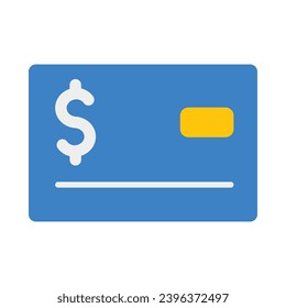 Swipe Card Vector Flat Icon For Personal And Commercial Use.
