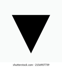 Swipe Down Arrow Icon in Glyph Style. Direction, Navigate Symbol - Vector.