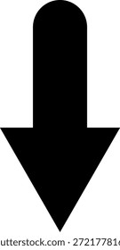 Deslice hacia abajo el conjunto de iconos. Flecha abajo símbolo de Botón. Desliza el dedo hacia abajo para ver historias de redes sociales. Desplácese hacia abajo por el pictograma. Vector