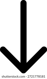 Deslice hacia abajo el conjunto de iconos. Flecha abajo símbolo de Botón. Desliza el dedo hacia abajo para ver historias de redes sociales. Desplácese hacia abajo por el pictograma. Vector