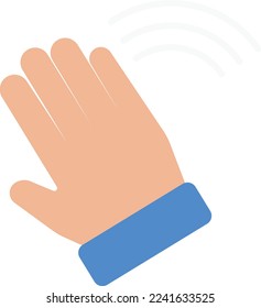 gesto de la mano Icono Vector FLat Ilustración