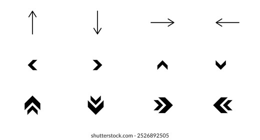 Swipe icon. Up down right left arrow button symbol. Social media scroll sign, slide logo design in vector flat eps 10.  swipe icon sets