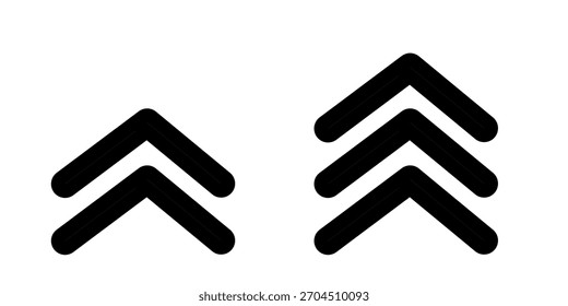 Swipe icon. Scroll icon element for social media.