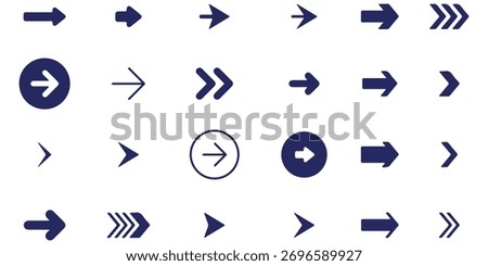 Swipe icon set. Swipe up arrow icons. Arrow buttons for social media. Scroll pictogram. Web icons. Vector illustration. Concepts for Web and Mobile Applications Blue color. Eps 10.