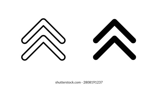 swipe up icon thin pictogram group.