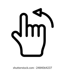 Swipe Icon Vector Symbol Design Illustration
