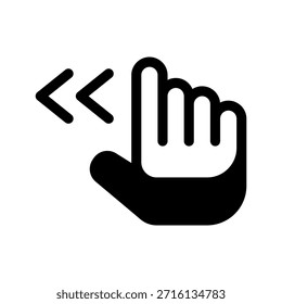 Swipe Icon Vector Symbol Design Illustration