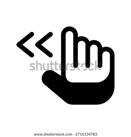 Swipe Icon Vector Symbol Design Illustration