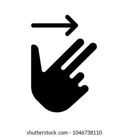 Swipe Right Gesture