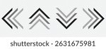 Swipe screen icon. Arrow swipe, social media scrollsign, slide. Vector illustration