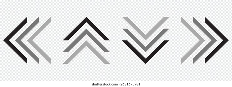 Swipe screen icon. Arrow swipe, social media scrollsign, slide. Vector illustration