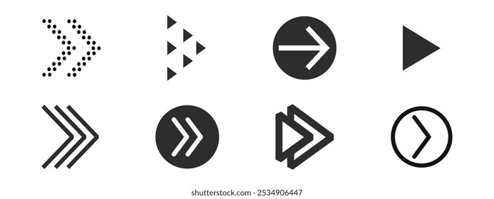 Nach oben blättern, Pfeiltaste, ui-Symbol. Schnittstelle einfaches Zeichen, Satz von Tasten für Social Media-Symbol. Nach oben, Pfeiltasten nach oben